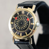 1960's ERNEST BOREL Cocktail Automatic Wristwatch Kaleidoscope Dial Swiss Made Watch