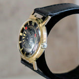 1960's ERNEST BOREL Cocktail Automatic Wristwatch Kaleidoscope Dial Swiss Made Watch
