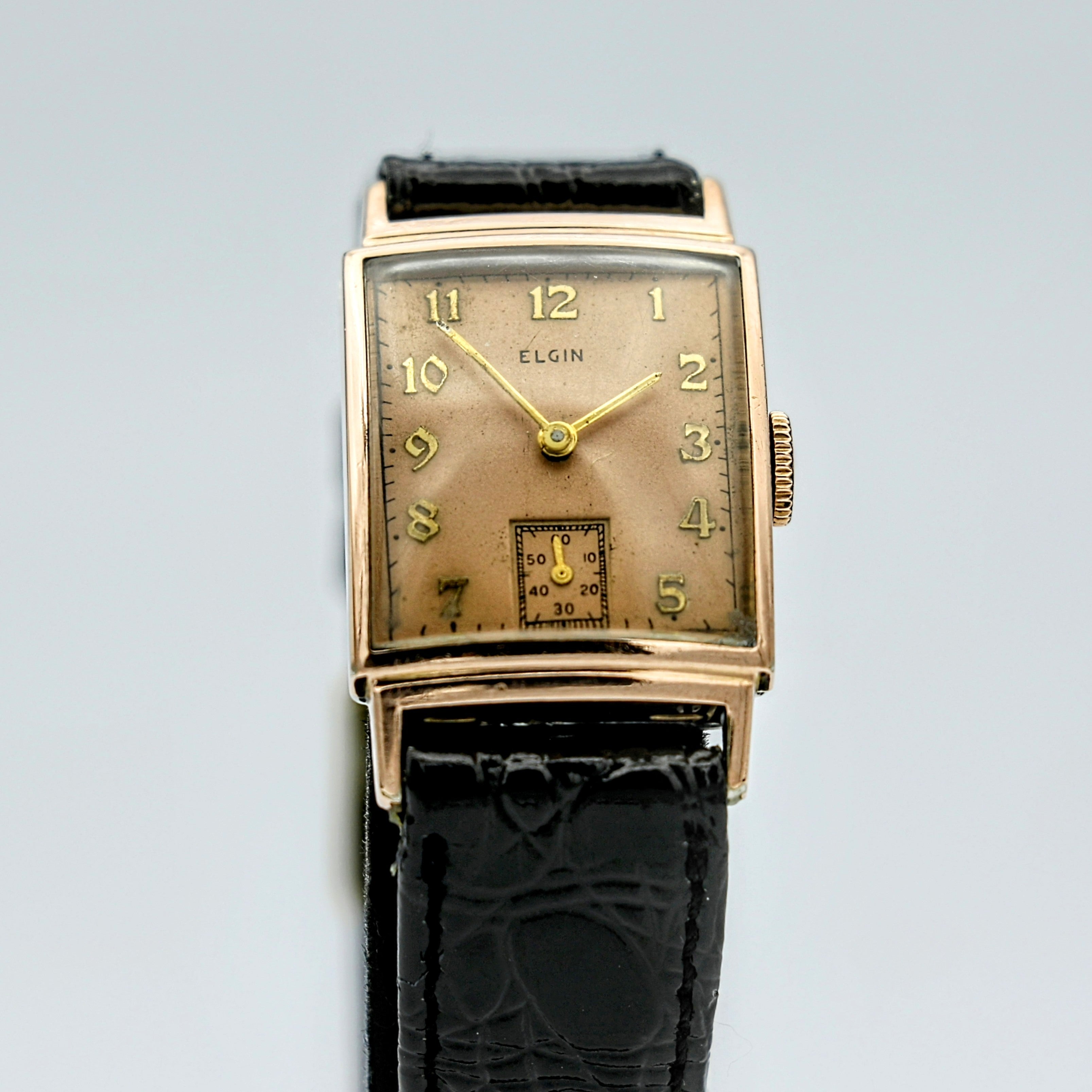 Vintage 1942 ELGIN Watch Ref. 6512E Grade 557 15 Jewels U.S.A. Made Wristwatch