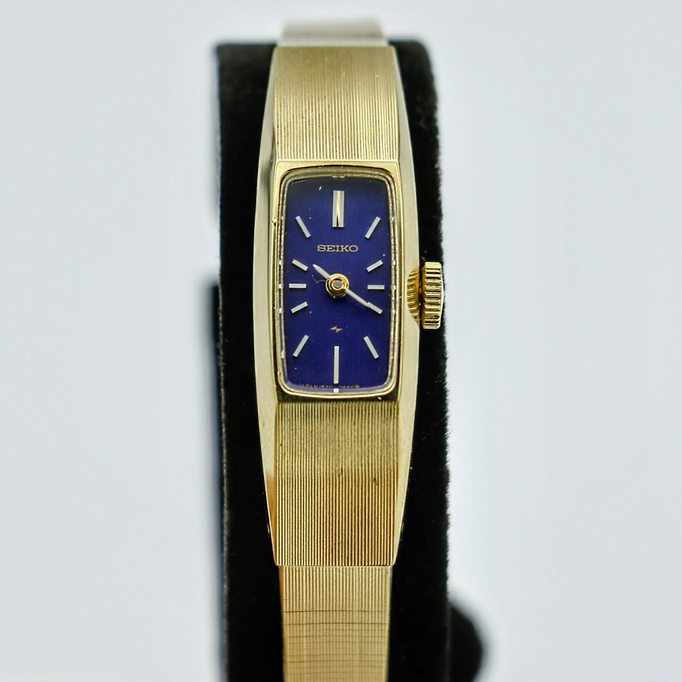 Seiko gold watch vintage sale