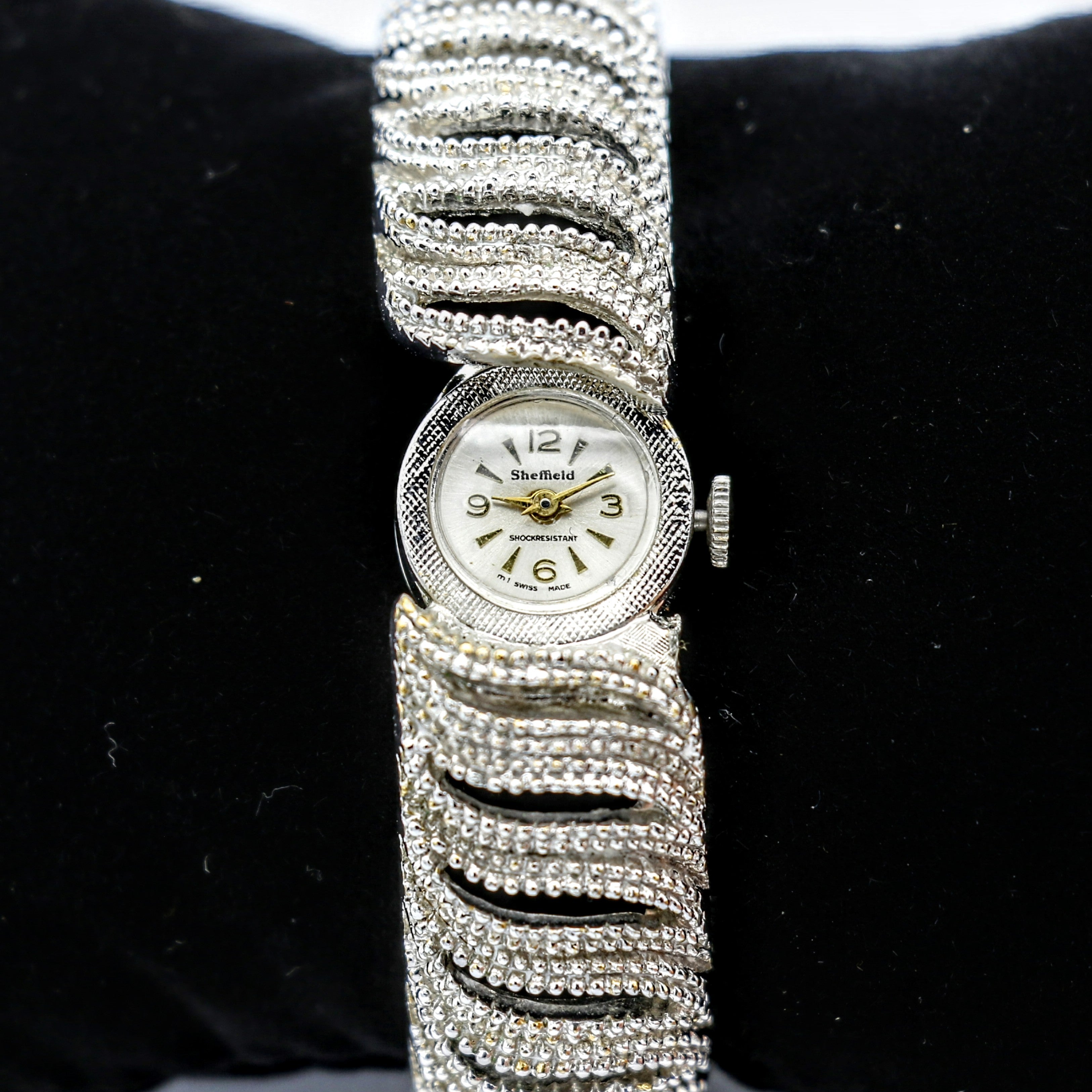 SHEFFIELD Hidden Ladies Watch Bracelet Cal. 5011B Swiss Vintage