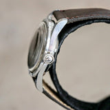 1966 BULOVA Model 511133 "White" Automatic Watch Case Design 17 Jewels Wristwatch