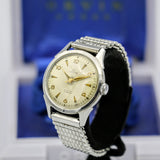 ORVIN Incabloc Watch 17 Jewels 32mm France Made Wristwatch Original Box!
