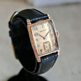 1941 HAMILTON Myron Wristwatch 10K Coral (Rose) G.F. Watch Grade 980 U.S.A. Made