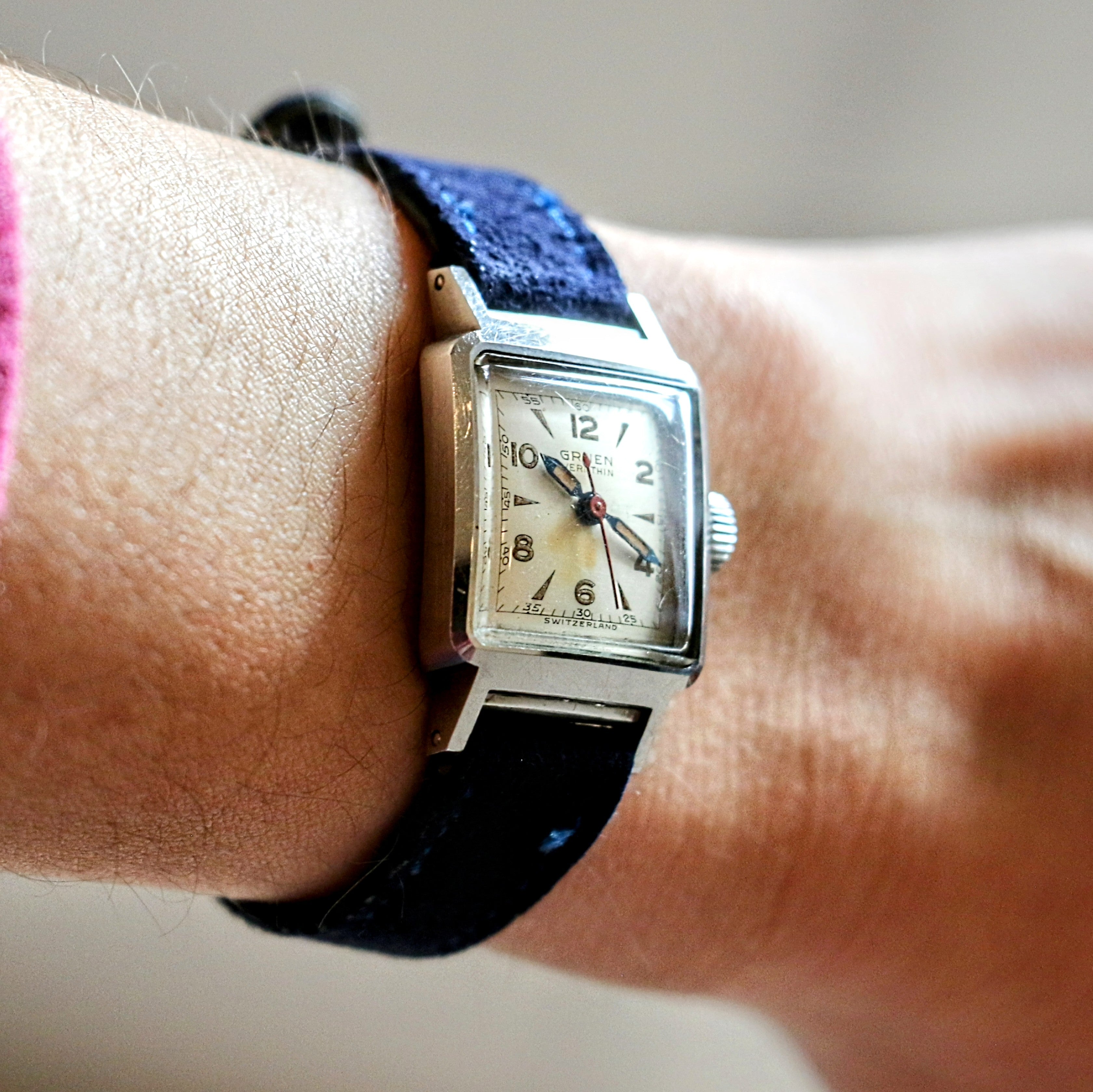 Gruen veri thin women's watch outlet