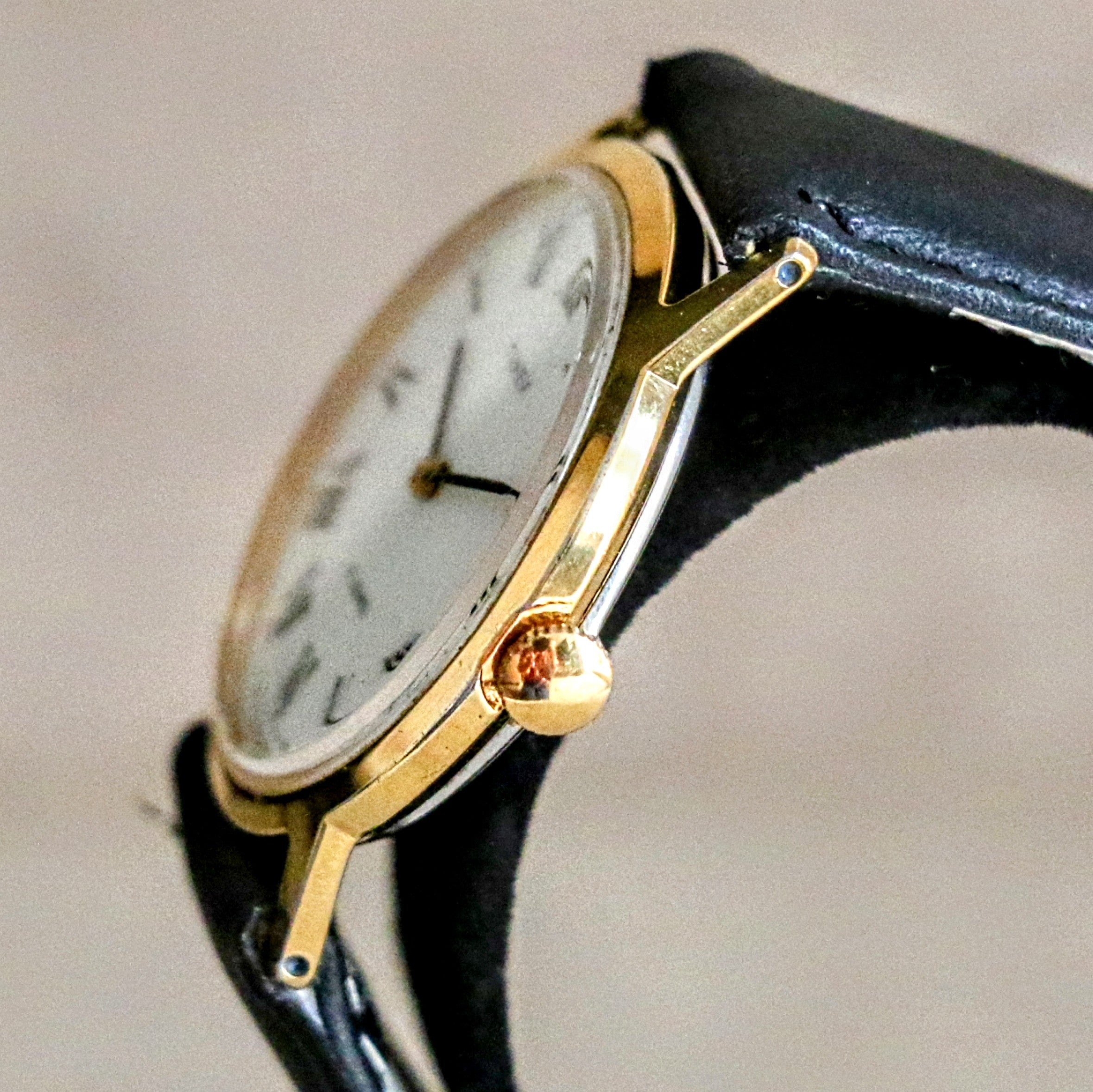 1979 TIMEX Watch Roman Numerals 17 Jewels Manual Wind 33mm Wristwatch