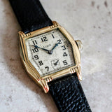 1932 ELGIN Art Deco Wristwatch Grade 487 17 Jewels Vintage U.S.A. Made Watch