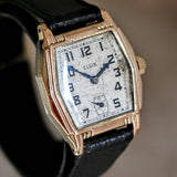 1932 ELGIN Art Deco Wristwatch Grade 487 17 Jewels Vintage U.S.A. Made Watch