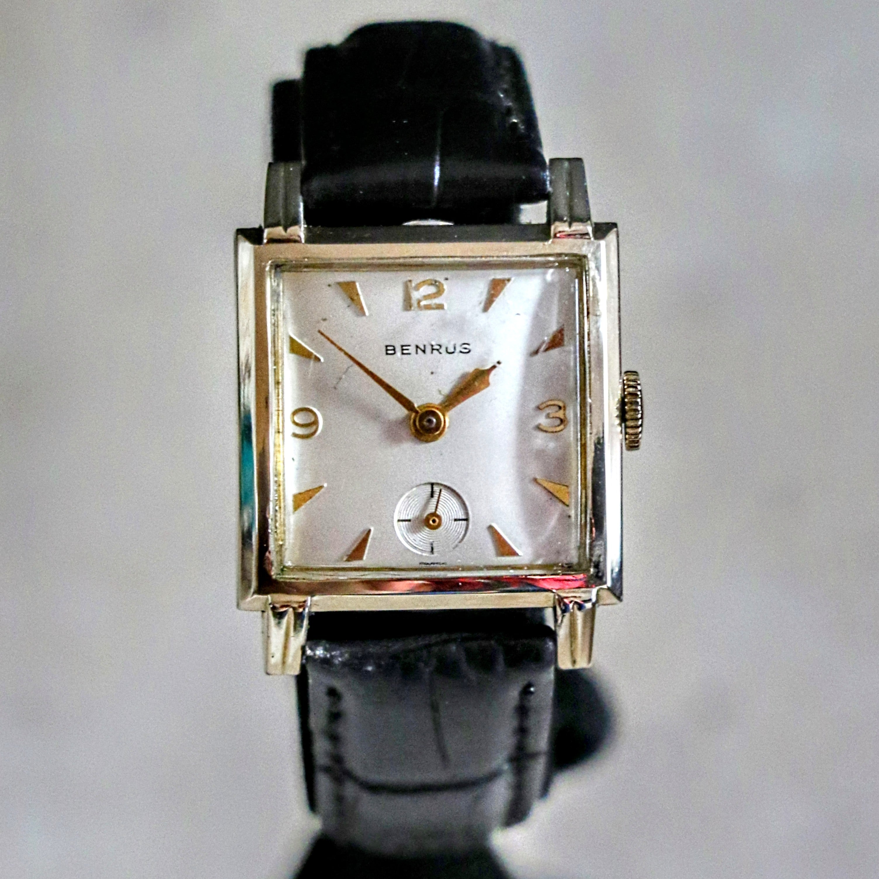 Benrus square watch clearance