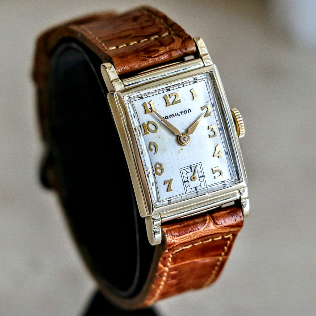 HAMILTON 1948 Eaton Watch Cal. 980 17 Jewels U.S.A. Made Wristwatch ...