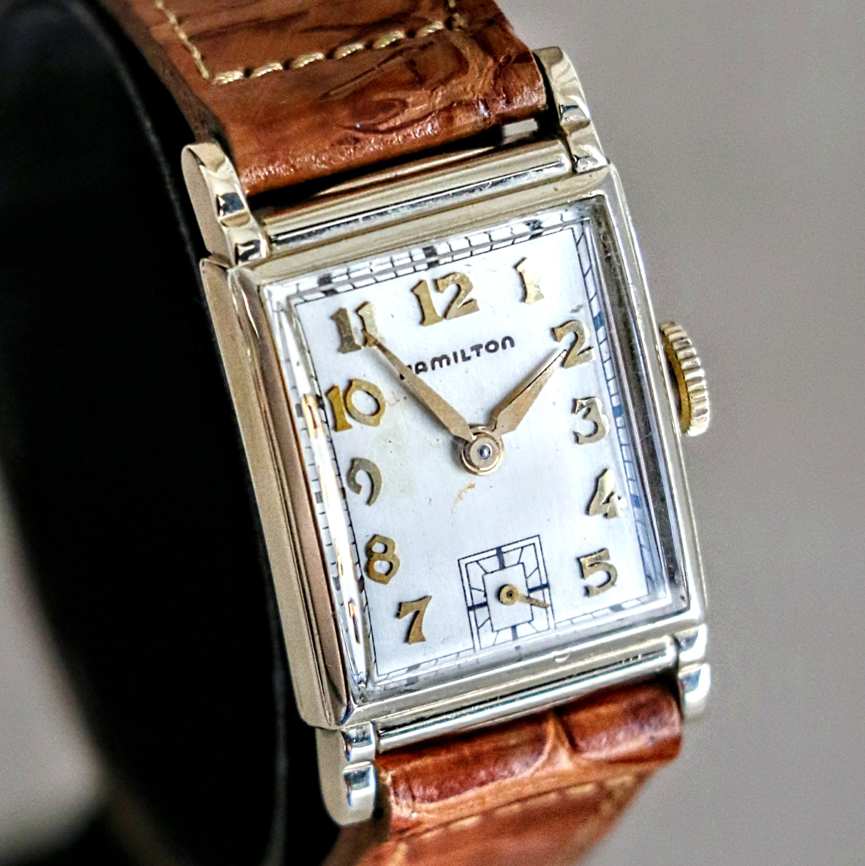 HAMILTON 1948 Eaton Watch Cal. 980 17 Jewels U.S.A. Made Wristwatch ...
