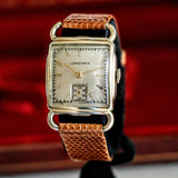 Vintage Longines Wristwatch Swiss Caliber 10.68Z 17 Jewels Fancy Lugs Watch