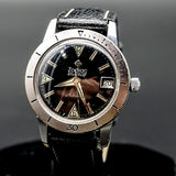 Vintage Zodiac Sea Wolf Automatic Dive Wristwatch Swiss Caliber 70/72 17J Watch