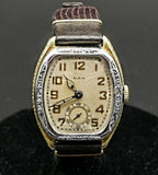 1928 ELGIN Legionnaire Series Art Deco Wristwatch Grade 485 Size 4/0s 7J USA Watch