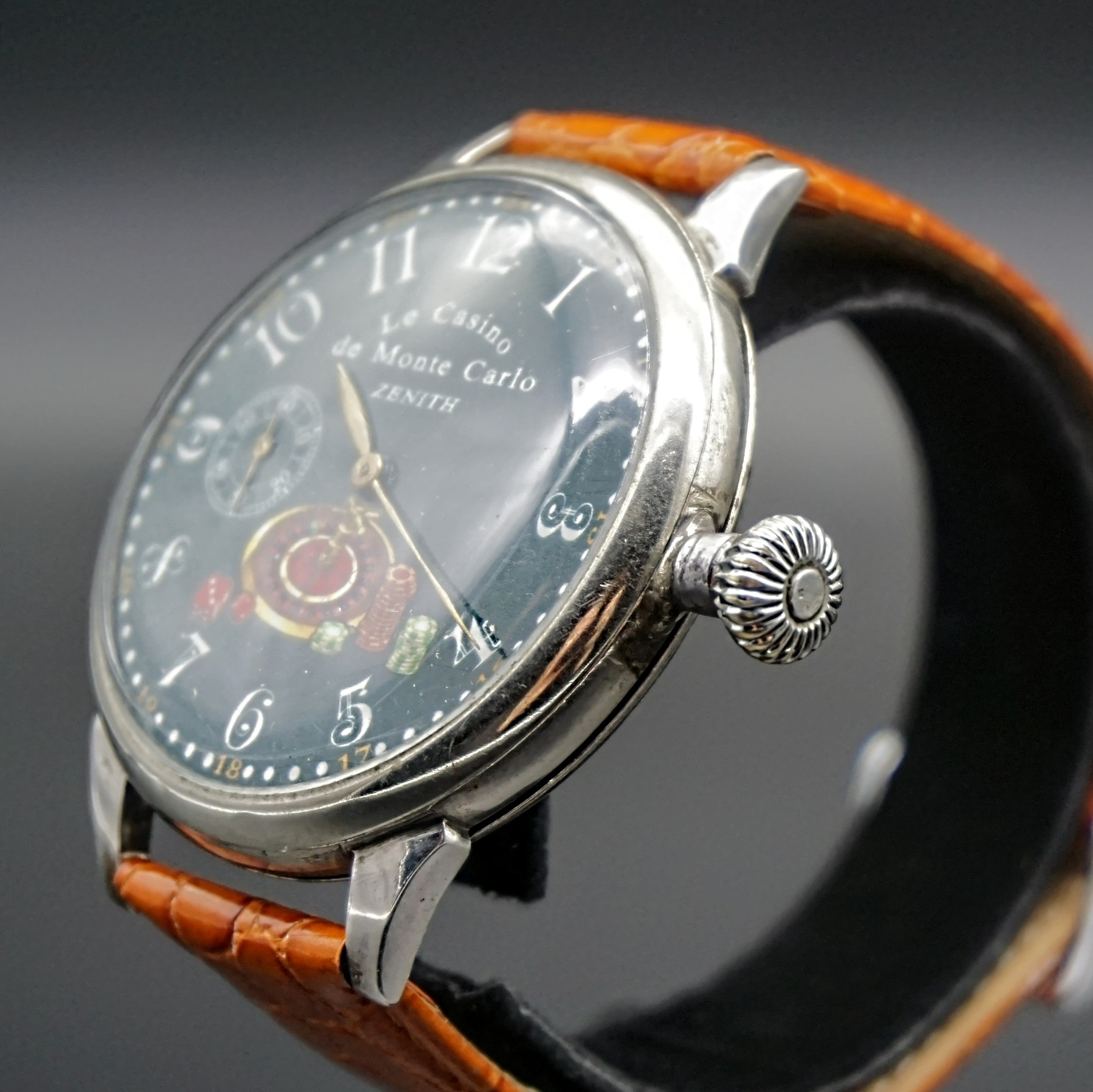 1906 Zenith Le Casino Monte Carlo Pocket Watch-Wristwatch Grand Prix Paris 1900