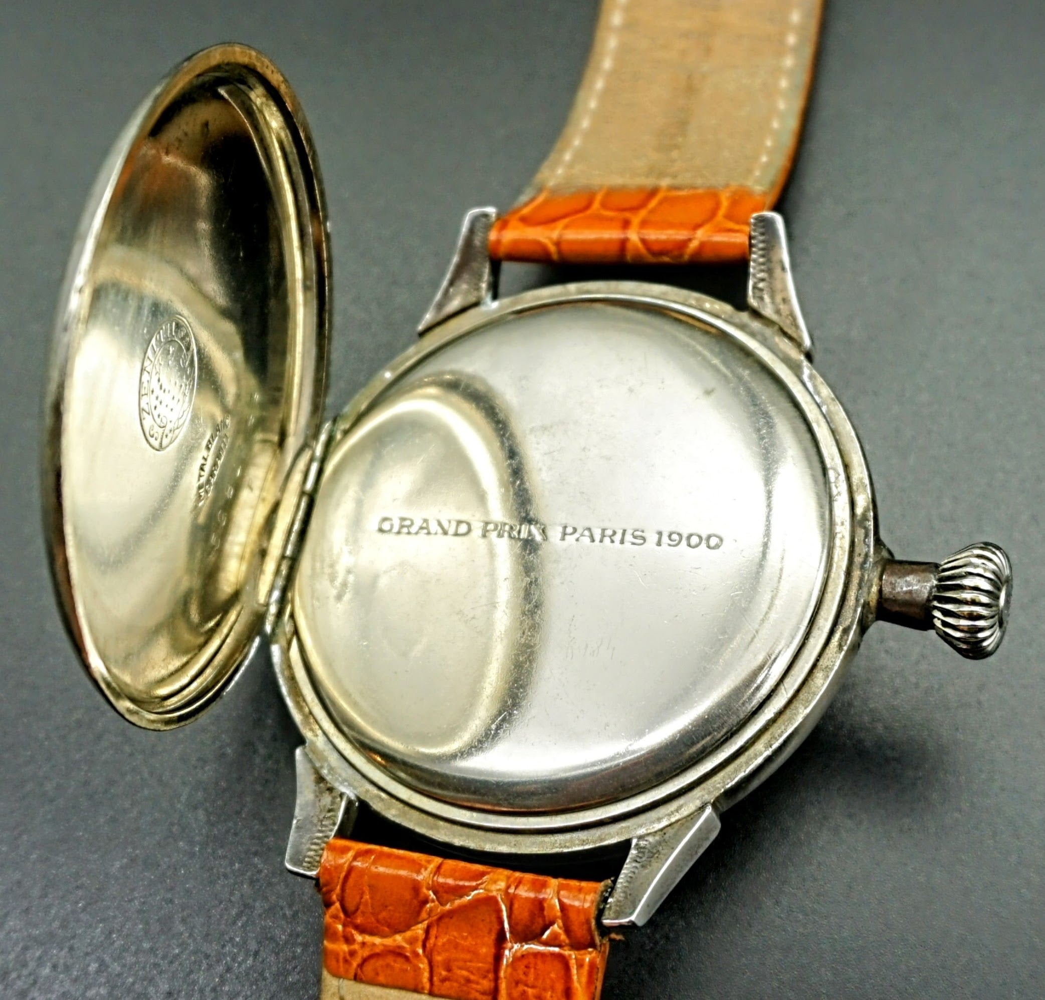 1906 Zenith Le Casino Monte Carlo Pocket Watch-Wristwatch Grand Prix Paris 1900