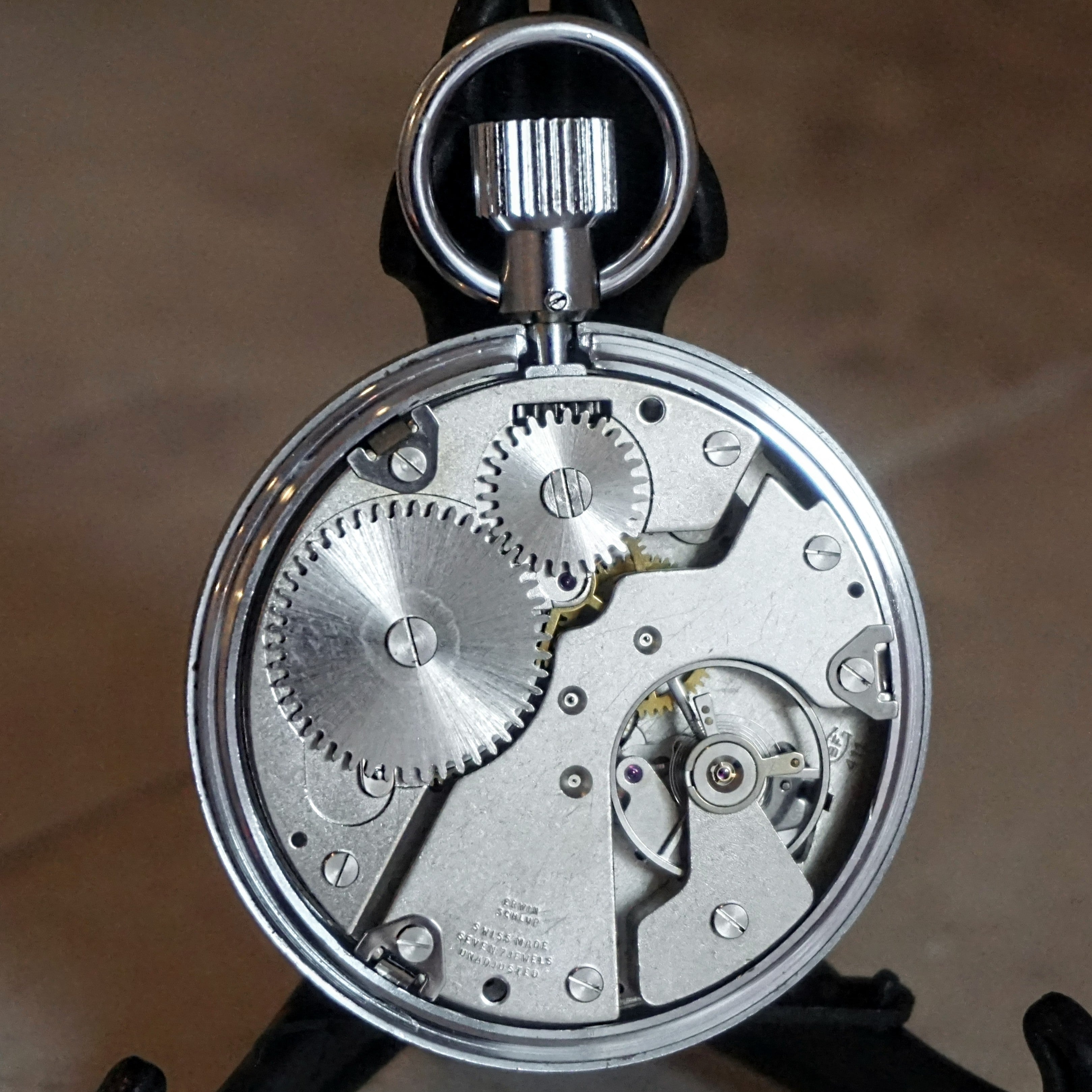 Aristo APOLLO Stopwatch 7 Jewels Swiss Cal. Baumgartner 411 Vintage Pocketwatch