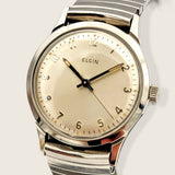 1950's ELGIN Pie Pan Dial 19 Jewels U.S.A.