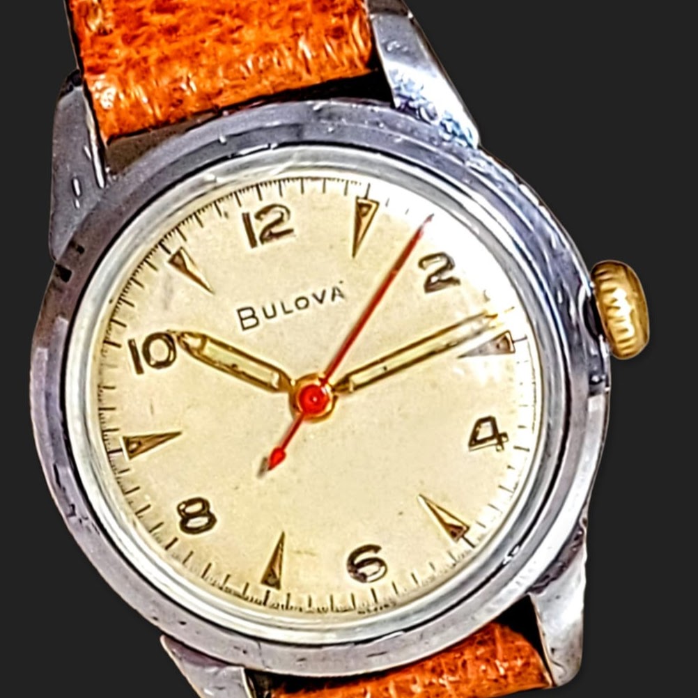 BULOVA 1952 Water-Tite Watch Swiss Made