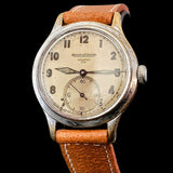 RARE & UNUSUAL Double Signed Jaeger-LeCoultre Military Style Wristwatch