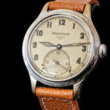 RARE & UNUSUAL Double Signed Jaeger-LeCoultre Military Style Wristwatch