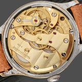 RARE & UNUSUAL Double Signed Jaeger-LeCoultre Military Style Wristwatch