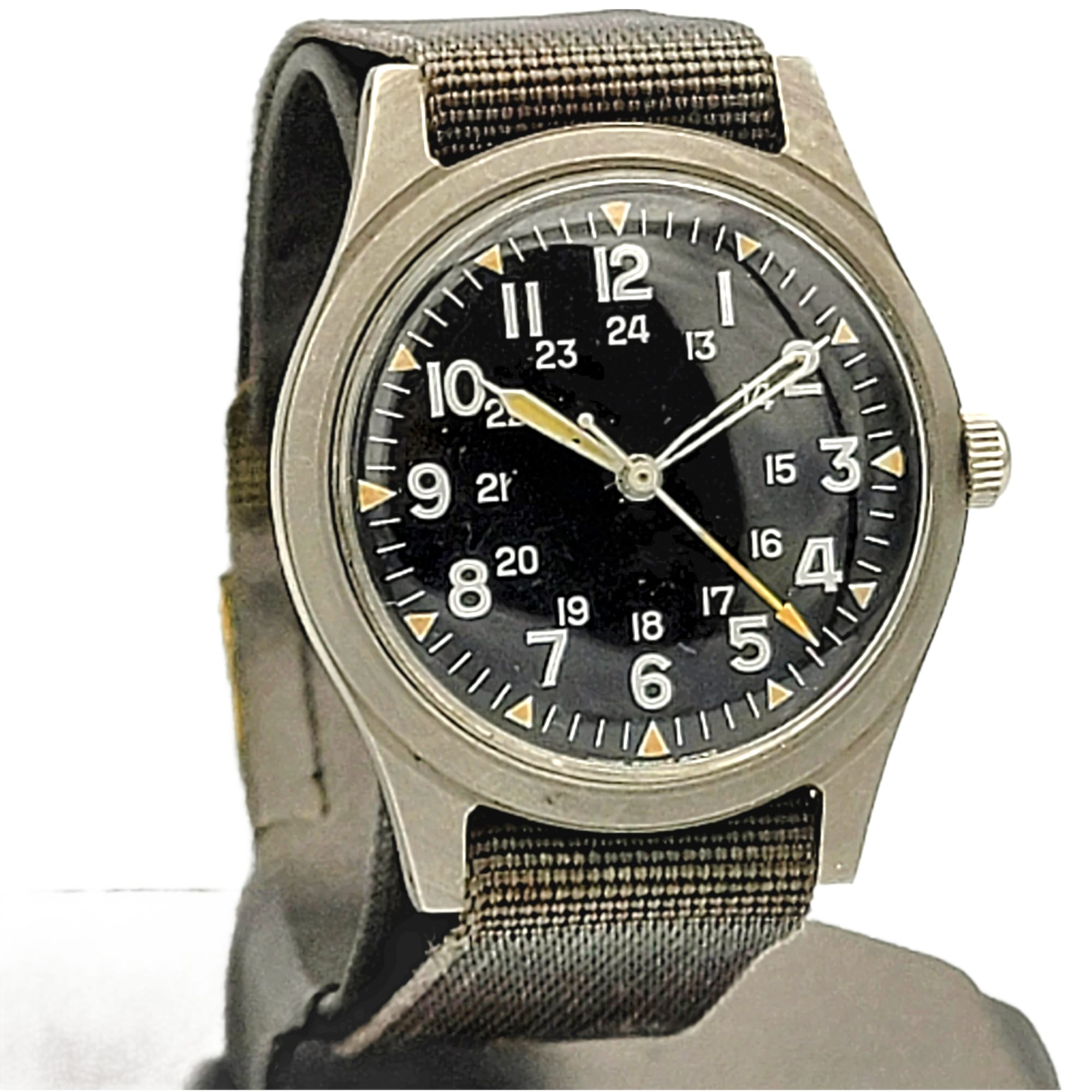 1974 Benrus GG-W-113 U.S. Military Pilots Wrist Watch Vietnam War