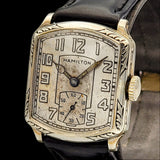 HAMILTON 1928 Tonneau Engraved Watch Grade 987
