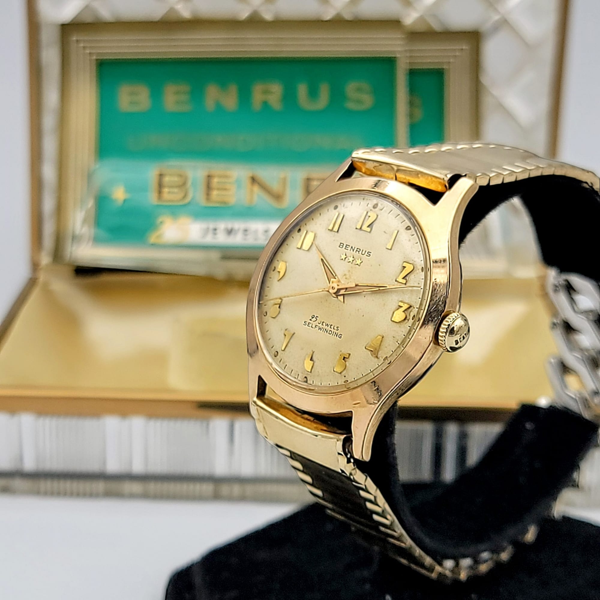 Benrus 3 star 25 discount jewel