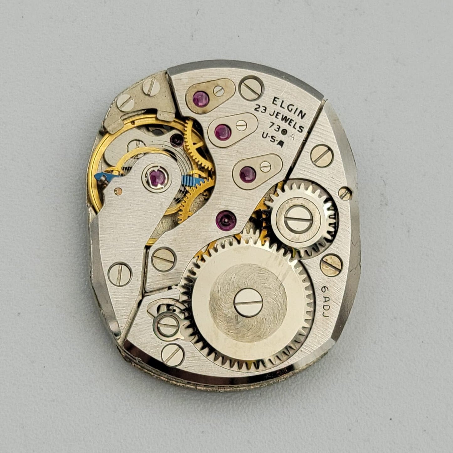 1961 ELGIN B. W. Raymond Watch Railroad Grade 730A Wristwatch in BOX ...