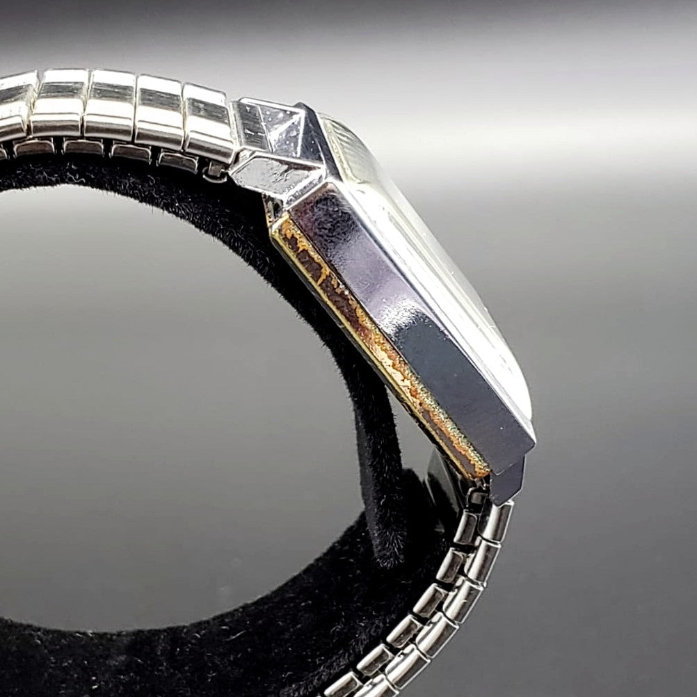 Vintage Cimeqa Wristwatch Swiss Made Caliber EB 8800 Sunburst Dial Wat ...