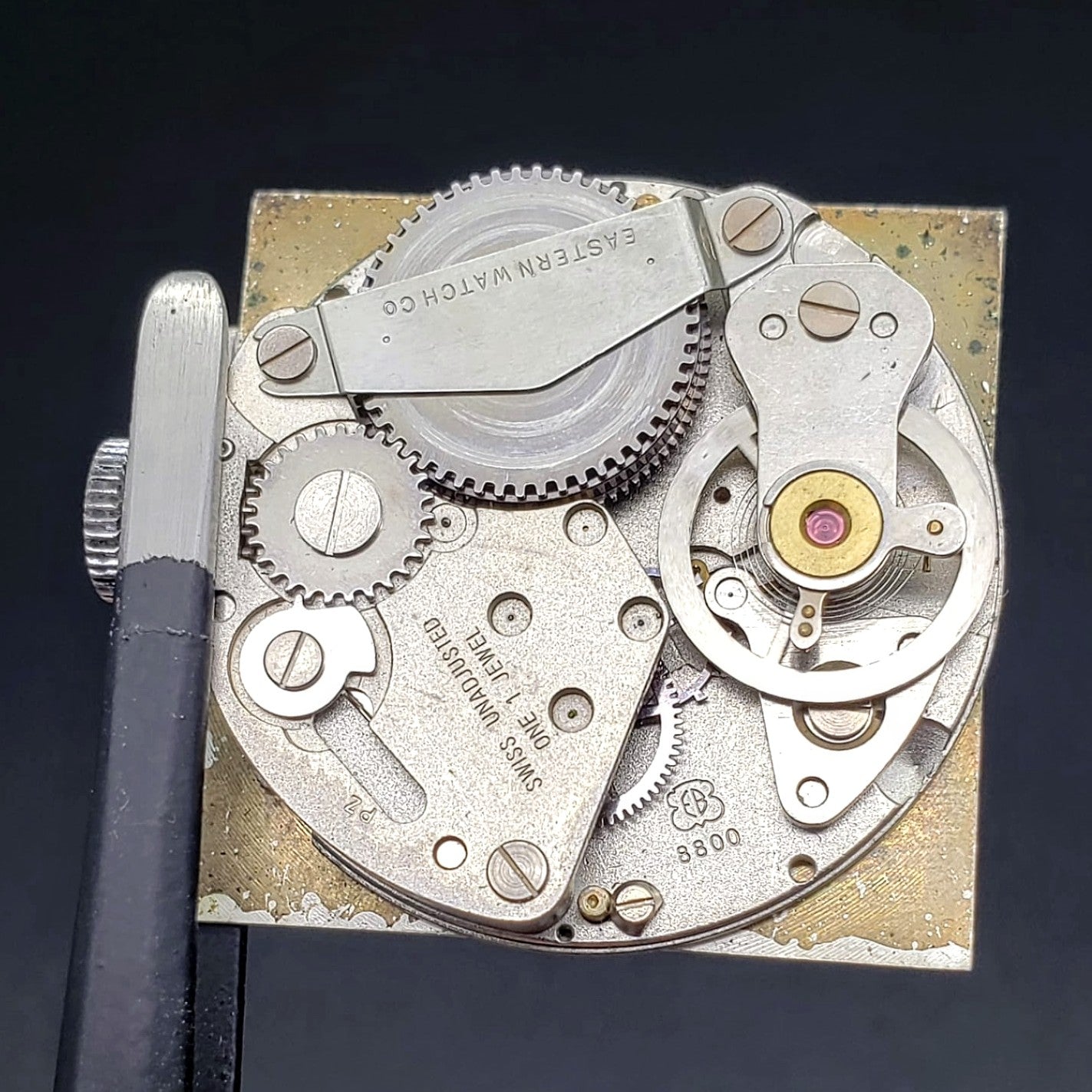 Vintage Cimeqa Wristwatch Swiss Made Caliber EB 8800 Sunburst Dial Watch