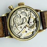 14K GOLD GRUEN Precision Chrono-Timer Wristwatch Doctors Pulsometer Vintage Watch
