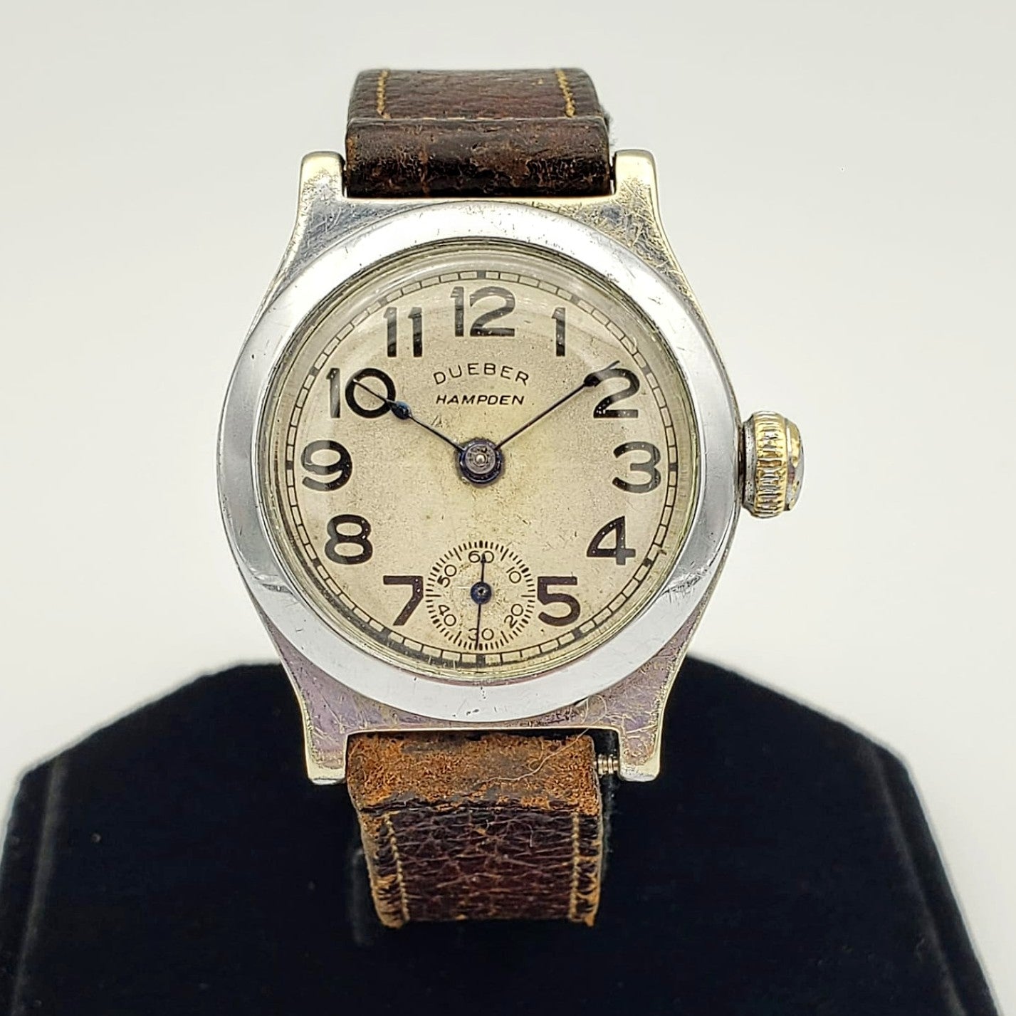 1905 Dueber-Hampden Wristwatch Military Service Size 3/0s 15J