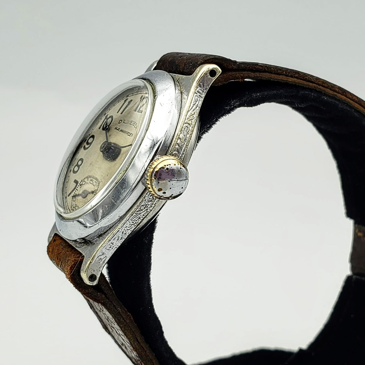 1905 Dueber-Hampden Wristwatch Military Service Size 3/0s 15J Watch
