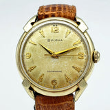 1956 BULOVA Golden Clipper Wristwatch Automatic Swiss Cal 11ACAC 17J Watch