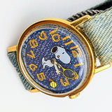 1976 Snoopy Watch Mystery Dial Vintage Manual Wristwatch