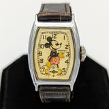 Ingersoll MICKEY MOUSE Wristwatch U.S.A. Made 1930's Disney Watch
