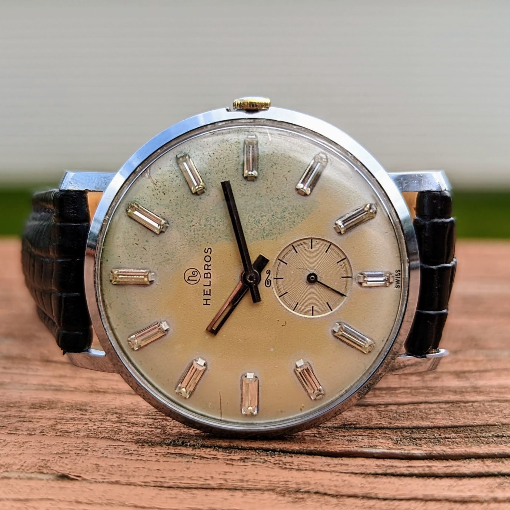 Helbros watch 17 jewels value clearance