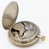 A. LeCoultre Sandoz Antique 8 Day Car Clock Watch Serviced Excellent Timekeeping