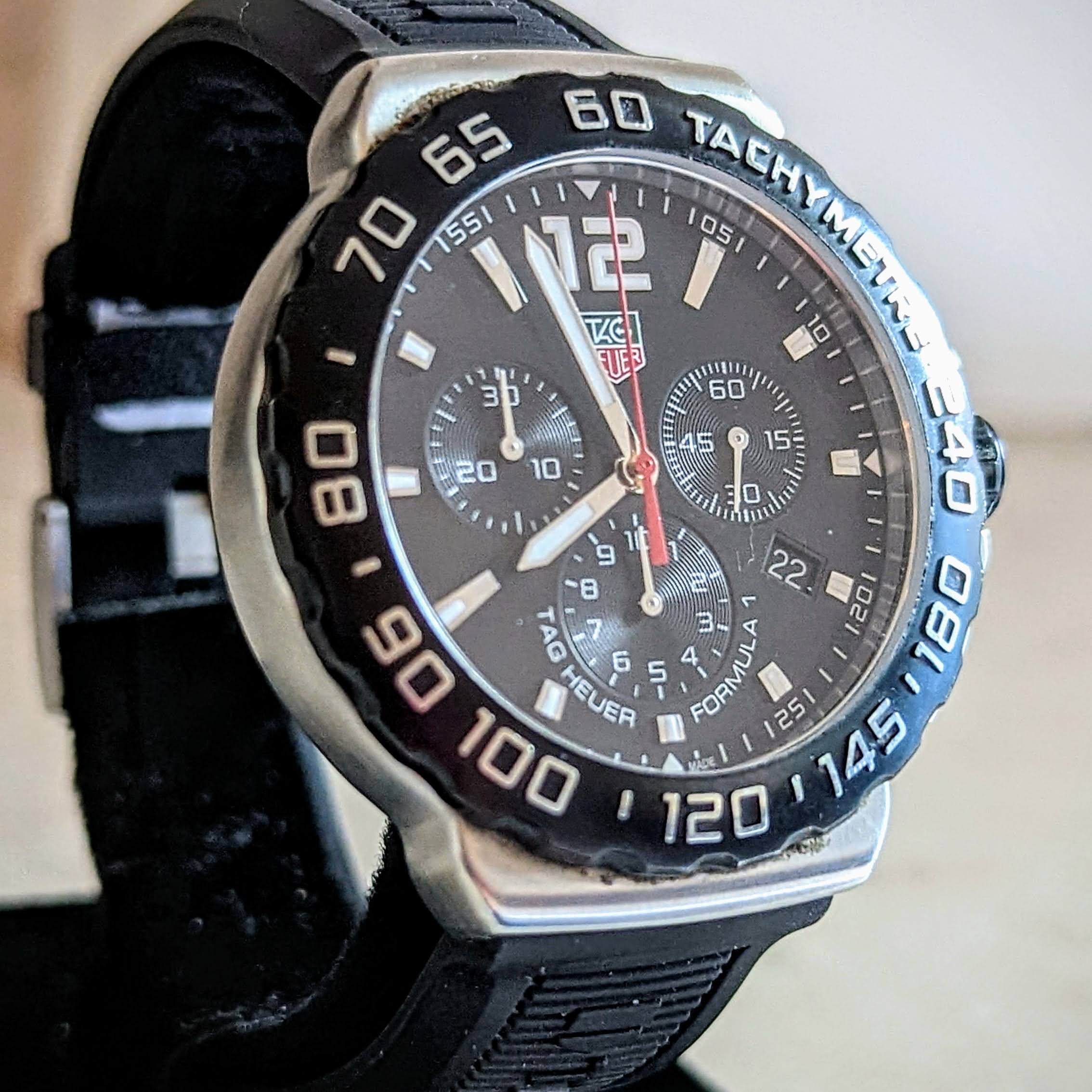 TAG HEUER Formula 1 Chronograph Watch Swiss Quartz Wristwatch