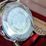 1971 INGERSOLL Mickey Mouse Watch Manual Wristwatch Original BOX! Animated Hands