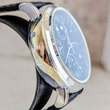 TOURNEAU Automatic Watch Day/Date Moonphase Chronograph 18K Gold Wristwatch