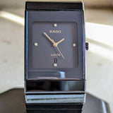 RADO Diastar Jubile Watch High-Tech Ceramic - Date Indicator Swiss Wristwatch