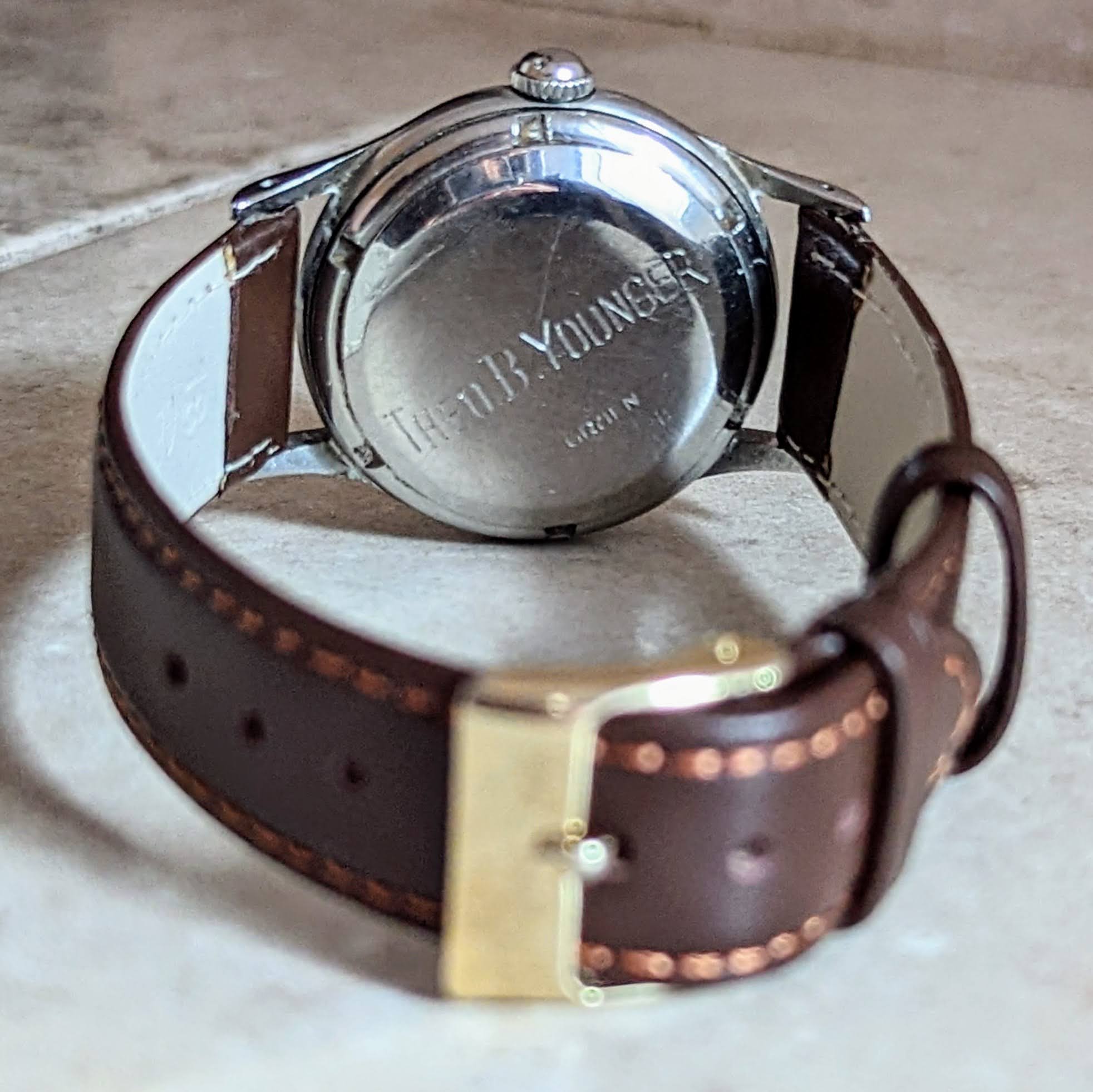 1947 GRUEN Precision Autowind Watch Bumper Vintage Wristwatch