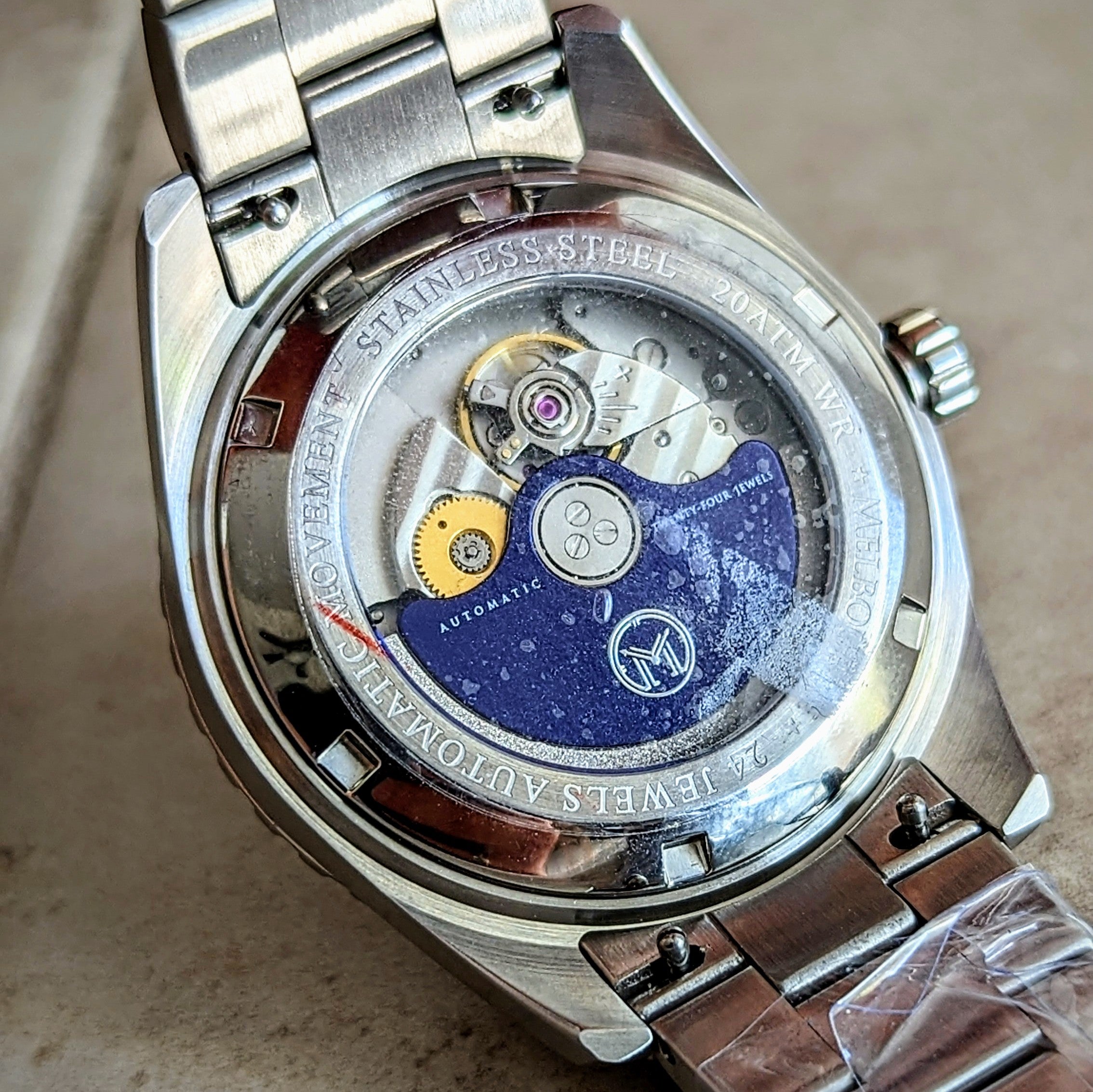 Brand New MELBOURNE Chelsea Automatic Watch 200M Dive Wristwatch Di SECOND HAND HOROLOGY