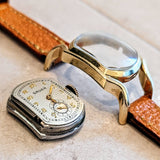1939 GRUEN Driver’s Ristside “The Varsity” Wristwatch Curved Watch