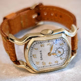 1939 GRUEN Driver’s Ristside “The Varsity” Wristwatch Curved Watch