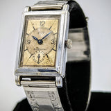 Berg Bruchsicher Wristwatch Late 1930s to Mid 1940s Stainless Steel Watch