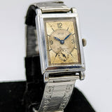Berg Bruchsicher Wristwatch Late 1930s to Mid 1940s Stainless Steel Watch